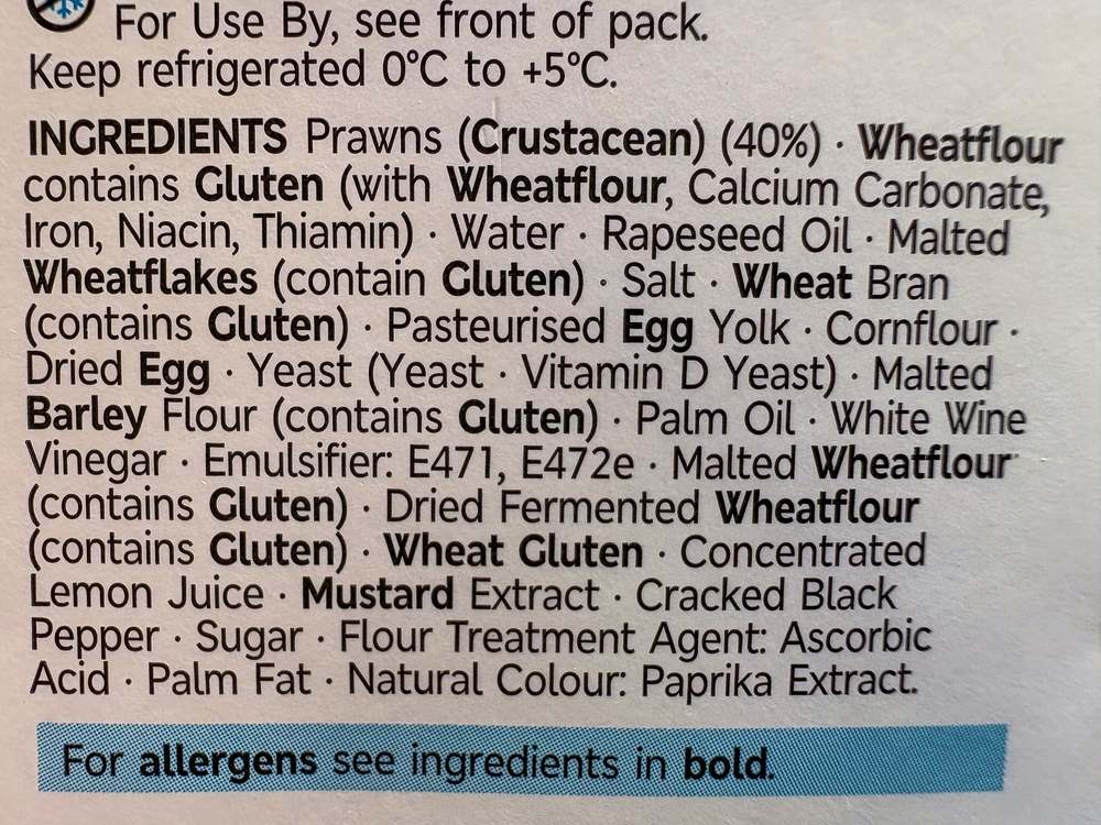 Food labelling