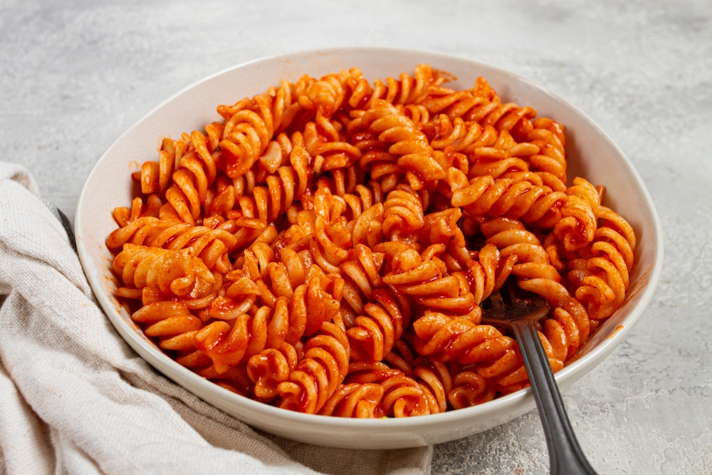 Modifying recipes - pasta and tomato sauce