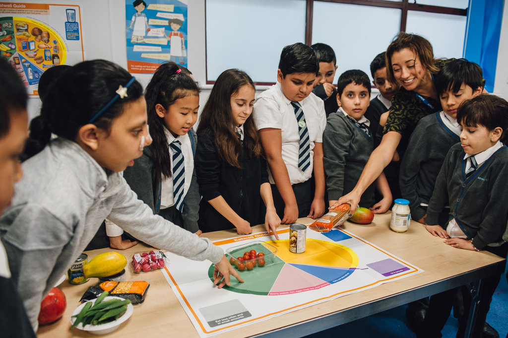 Healthy eating pick and mix 5-7 years