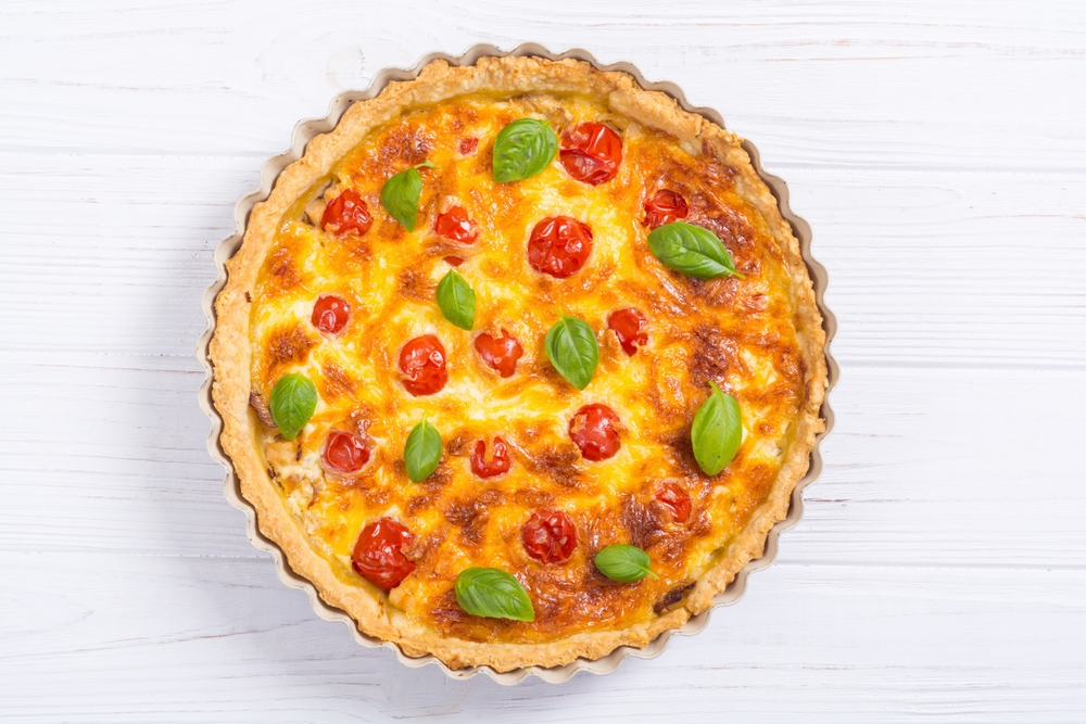 S7 Tomato and basil tart