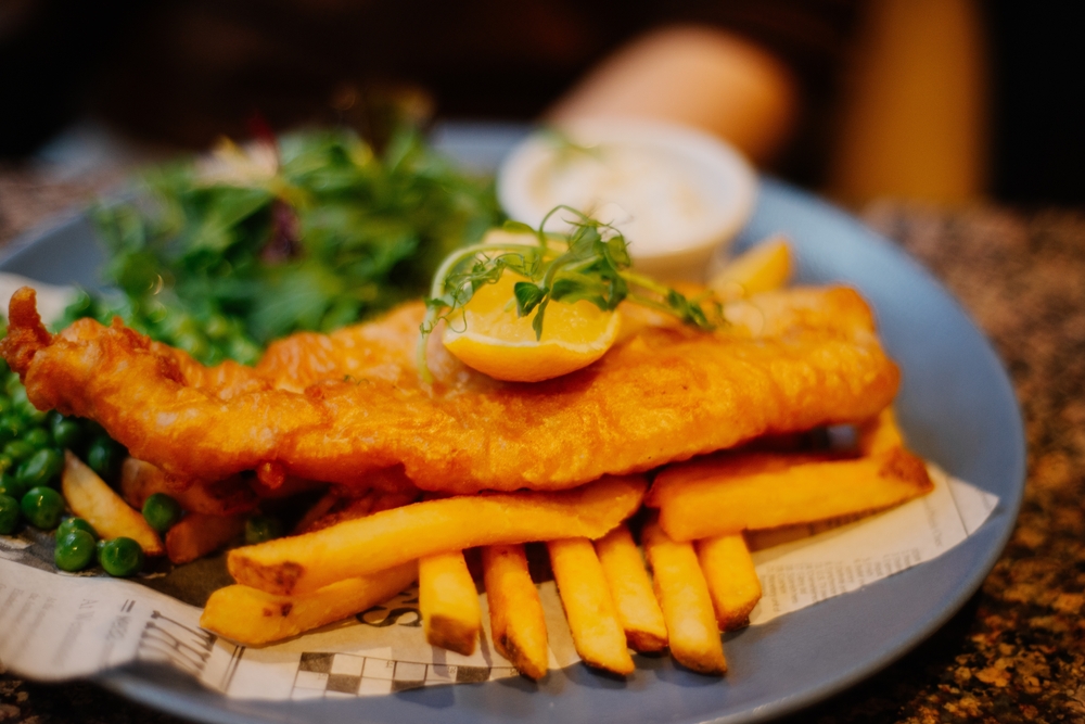 The fish and chip shop