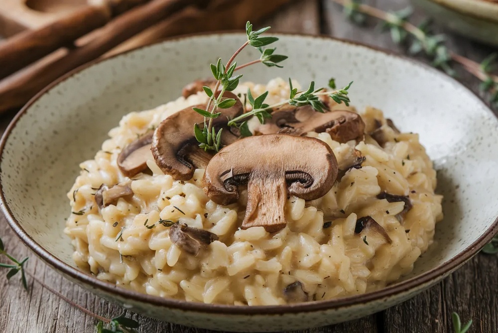 S14 Mushroom risotto